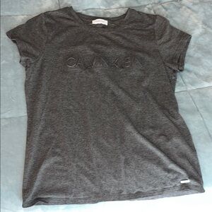 Calvin Klein Women’s Charcoal Tee